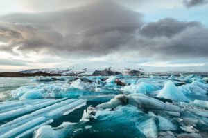 Melting ice caps polar sustainable earth planet